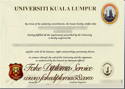 How to order a fake University Kuala Lumpur degree for a job?