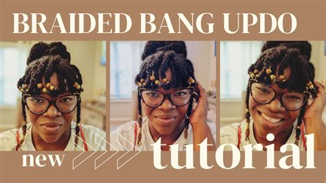 Braided Bang Updo Tutorial - YouTube