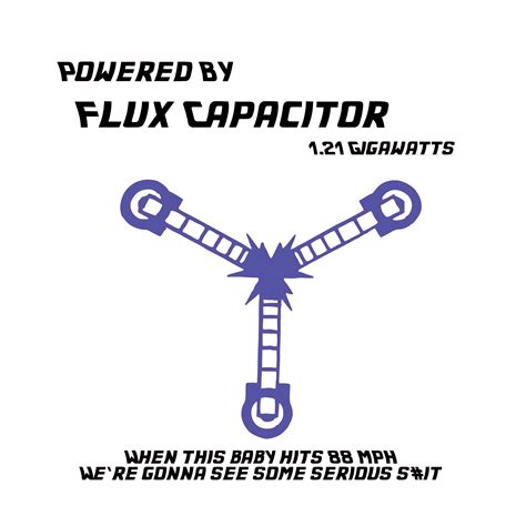 Flux Capacitor Back to the Future Delorean SVG PDF DXF Pdf Gsp - Etsy | Flux capacitor, Back to ...