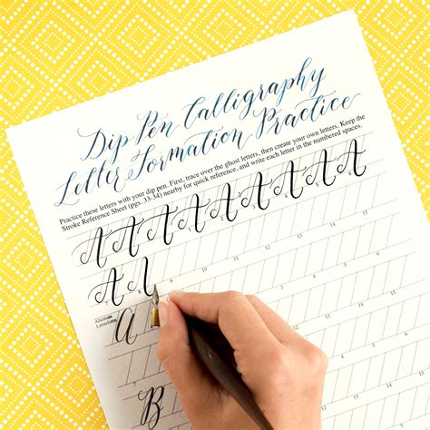 Free Printable Calligraphy Worksheets - Customize and Print