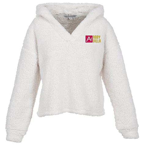 4imprint.com: Sherpa Fleece Hoodie - Ladies' 156402-L-HD