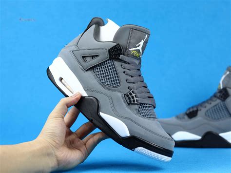 Air Jordan 4 Retro Cool Grey 2019 308497-007 Cool Grey/Chrome-Dark Charcoal Sneakers