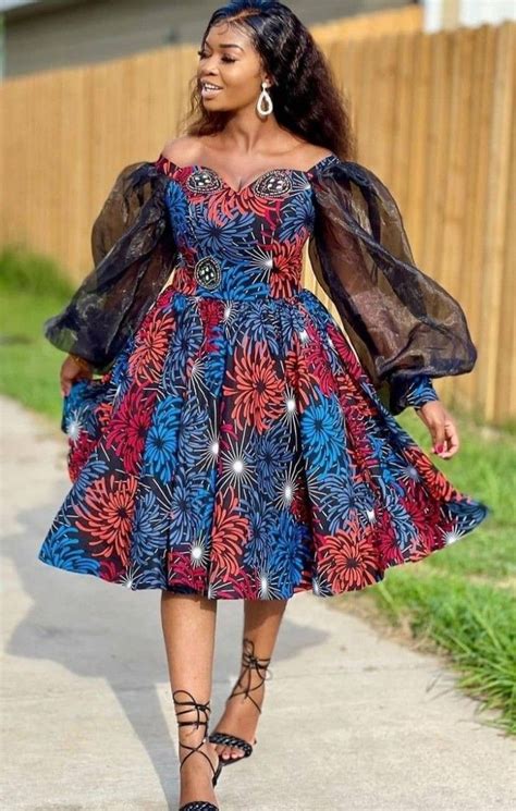 Trendy Ankara Short Gown Styles for Wives, Mothers and Madames ...