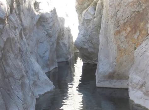 Arroyo Seco Gorge, California; a morning's hike up the river, then a swim through this gorge and ...