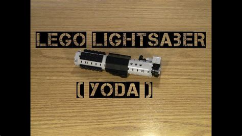 Lego Lightsaber (Yoda) - YouTube