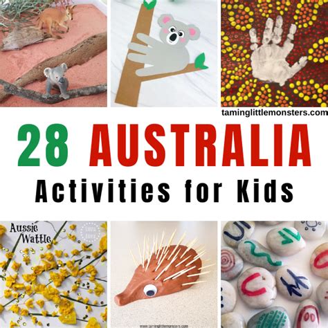 30 Australia Activities for Kids - Taming Little Monsters