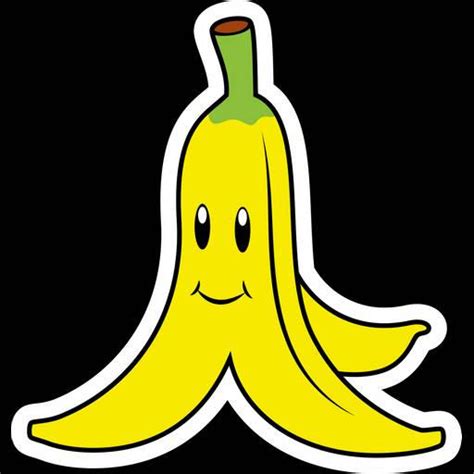 Mario Kart Banana Sticker by jayjay2907 on DeviantArt