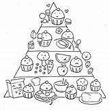 Food Pyramid Coloring Pages  Home sketch template