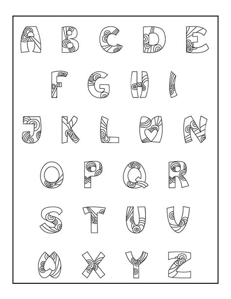 Printable Bubble Letters Alphabet – Free download and print for you.