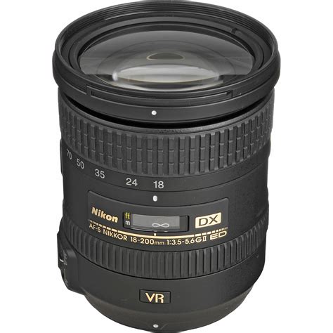 Nikon AF-S DX NIKKOR 18-200mm f/3.5-5.6G ED VR II Lens 2192 B&H