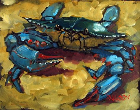 Rick Nilson's Paintings: Crab 101 (SOLD)