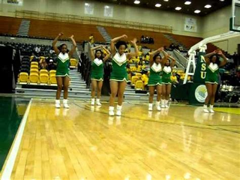 norfolk state university b-squad cheerleaders 2010-2011 - YouTube