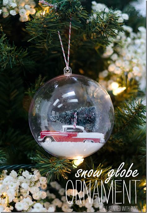 Snow Globe Ornament