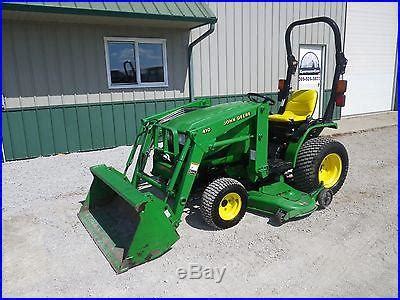 2004 John Deere 4010 Compact Utility Tractor 4X4 Loader Belly Mower JD ...