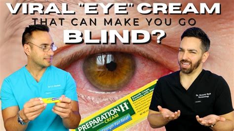 CAUTION! USING PREPARATION H AS AN EYE CREAM | DOCTORLY REVIEWS - YouTube