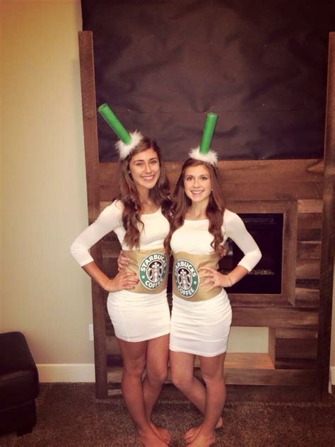 Starbucks cups Halloween costume idea | Cute couple halloween costumes ...