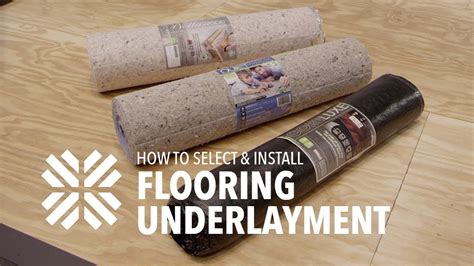 How to Install Underlayment for Hardwood, Laminate & Vinyl Fooring | LL Flooring - YouTube