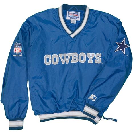 NFL Dallas Cowboys Starter Jacket Men's Medium Vintage 1990's Football Blue Texas Patches Stars ...