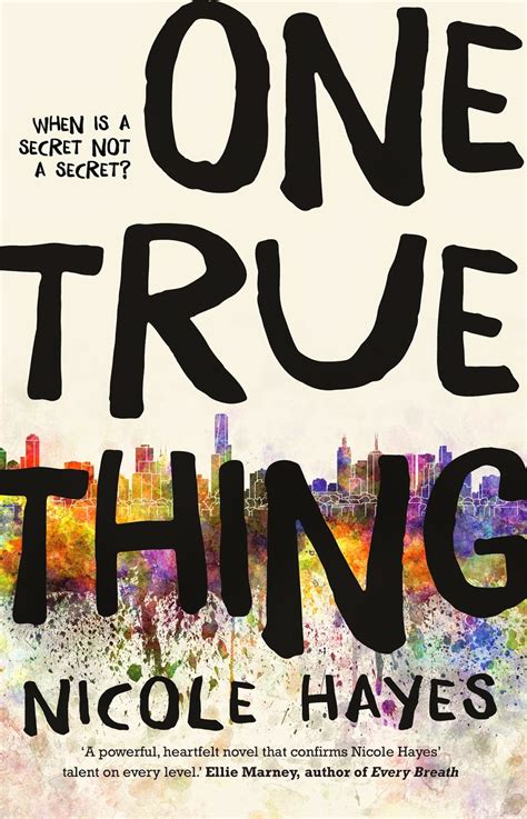 Kids' Book Review: Review: One True Thing