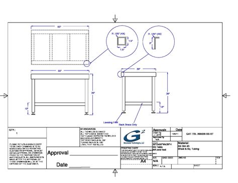 Stainless Steel Laboratory Table - EnduraSteel Stainless Steel Tables