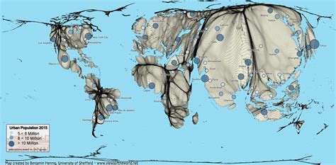 Megacities on the Map - Views of the WorldViews of the World