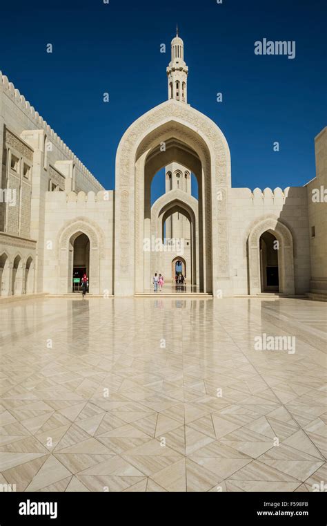 The Grand Mosque, Muscat Stock Photo - Alamy