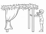 Sukkot Coloring Page sketch template