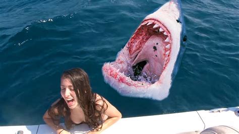 she fell into the shark tank, then... | Shark attack, Shark, Shark tank