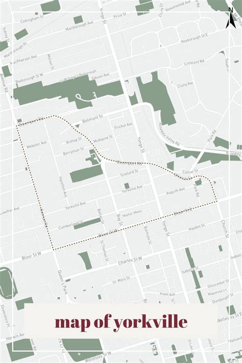 Map of Yorkville, Toronto in 2022 | St park, Yorkville, St thomas