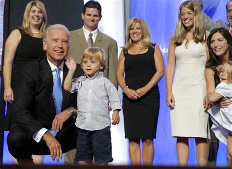 Joe Biden and other family members watch Biden's grandson Hunter wave ...