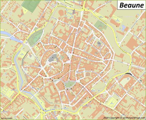 Beaune Maps | France | Maps of Beaune