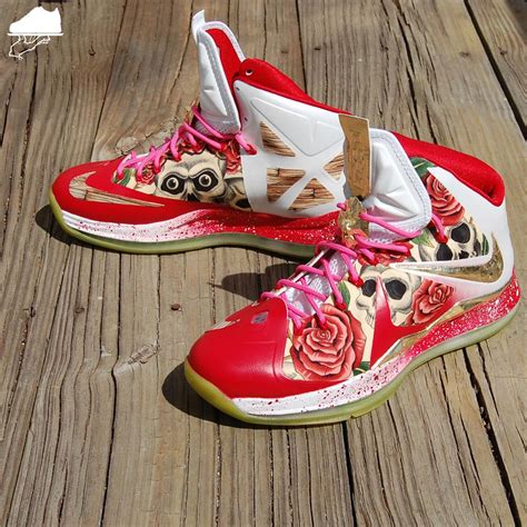 Nike LeBron X Before HeRose Custom by GourmetKickz - SBD