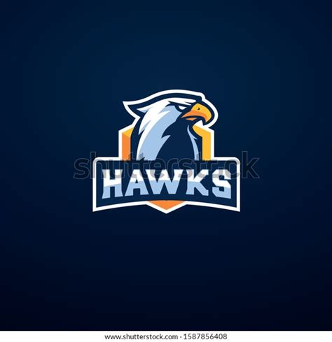 Hawk Logo Mascot Vector Esport Gaming Stock Vector (Royalty Free ...