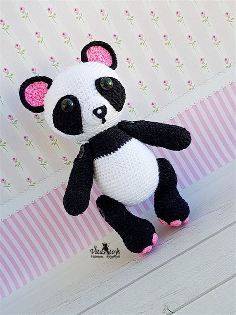 Amigurumi Toy Panda Crochet Panda Toy Panda Bear Pattern - Etsy