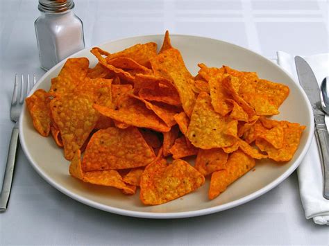 Calories in 113 grams of Doritos - Nacho Cheese.