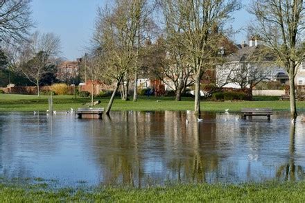 Flood Waters Water Meadows Rivers Burst Editorial Stock Photo - Stock Image | Shutterstock