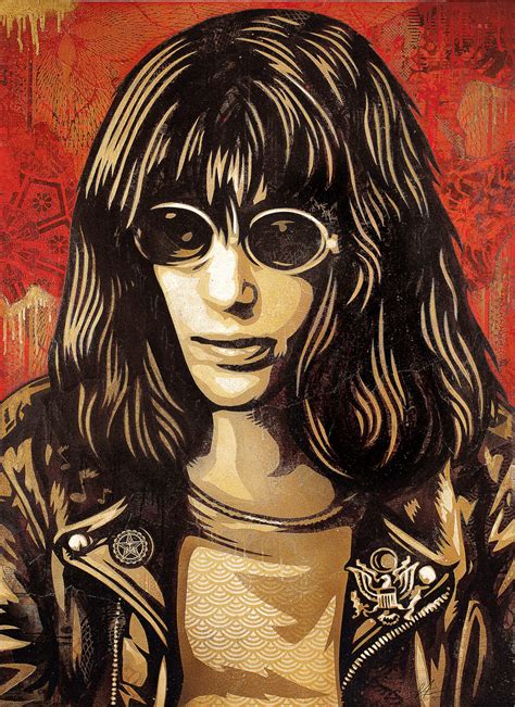 JOEY-RAMONE-CANVAS flat - Obey Giant