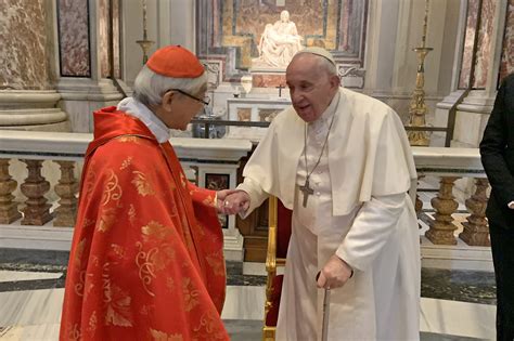 Cardinal Zen meets Pope Francis, prays at Benedict XVI’s tomb | CBCPNews