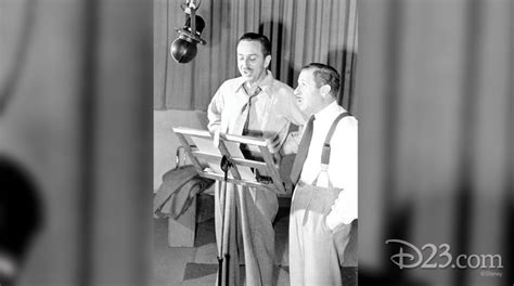 Walt Disney and Clarence Nash doing VO - D23