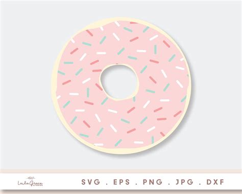 Sprinkle Donut SVG, Donut Clip Art, Donut Vector, Doughnut PNG - Etsy