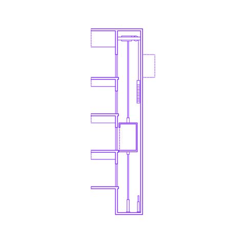 Machine-Room-Less Elevators | Lifts Dimensions & Drawings | Dimensions.com