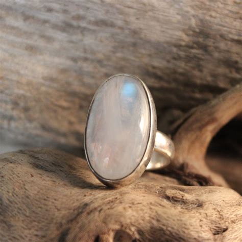 Vintage Sterling Silver Moonstone Ring 10 Grams Size 5.75 Vintage Moonstone Silver rings Ring ...