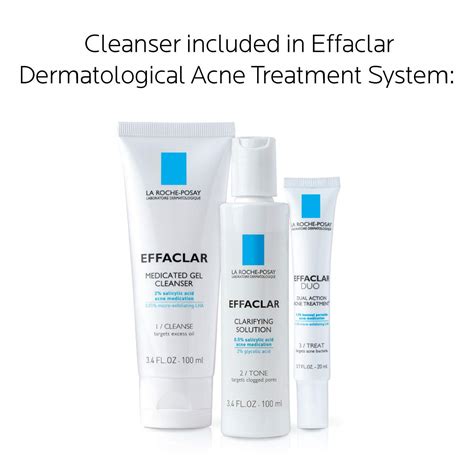 La Roche-Posay Effaclar Medicated Gel Acne Face Wash, Facial Cleanser ...