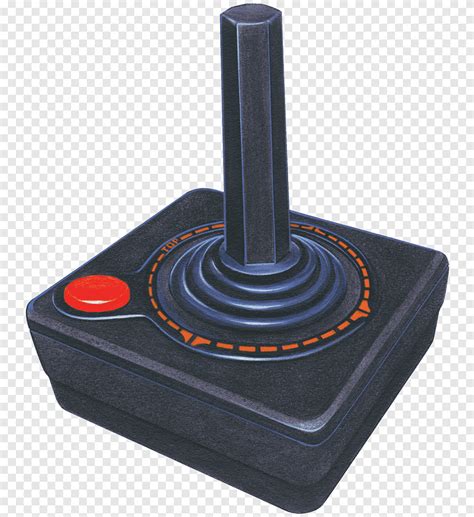 Controlador de joystick atari negro y rojo, controlador de juego atari ...