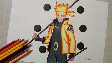 How To Draw Naruto Six Path Sage Mode - Naruto : Shippuden | Step By Step Tutorial - YouTube