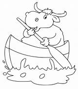 Yak Coloring Page sketch template