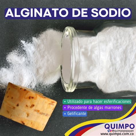 ALGINATO DE SODIO – Quimpo Popayán