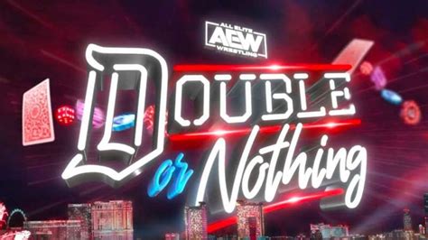 AEW Double or Nothing 2023: What is the main event of next month's pay ...