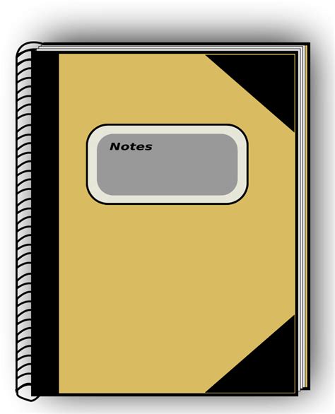 notebook clip art - Clip Art Library