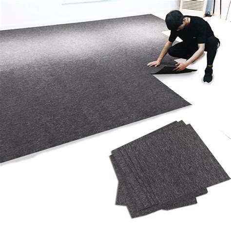 Buy MYOYAY Commercial Carpet Tiles, 20”x 20” Carpet Floor Tiles with ...